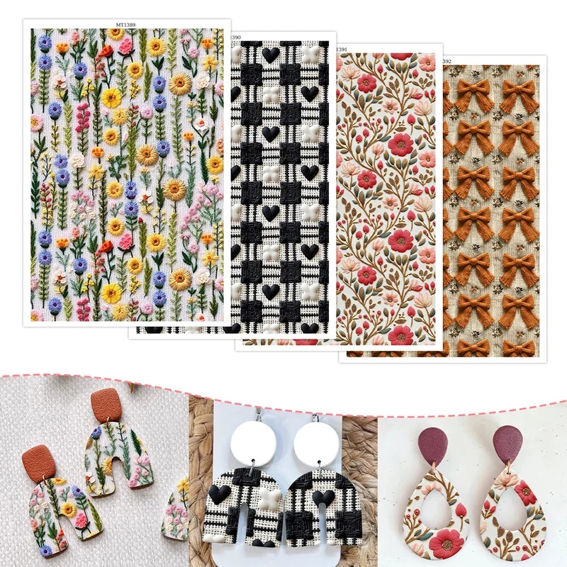Beeswax Wrap - ورق نقل من البوليمر بتصميم أزهار