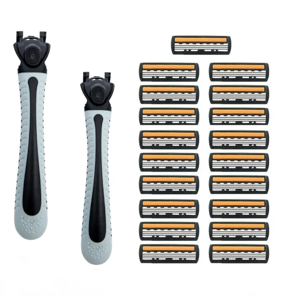 Safety Razor Handle - ماكينة حلاقة يدوية مكونة من 3