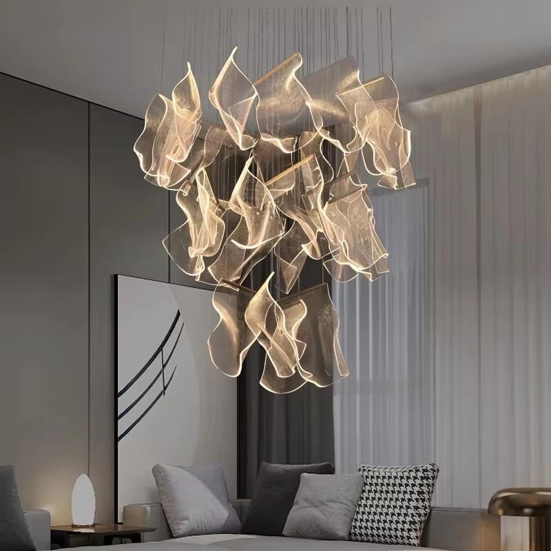 Sustainable Living Guide - مصباح معلق LED بتصميم إبداعي حديث،