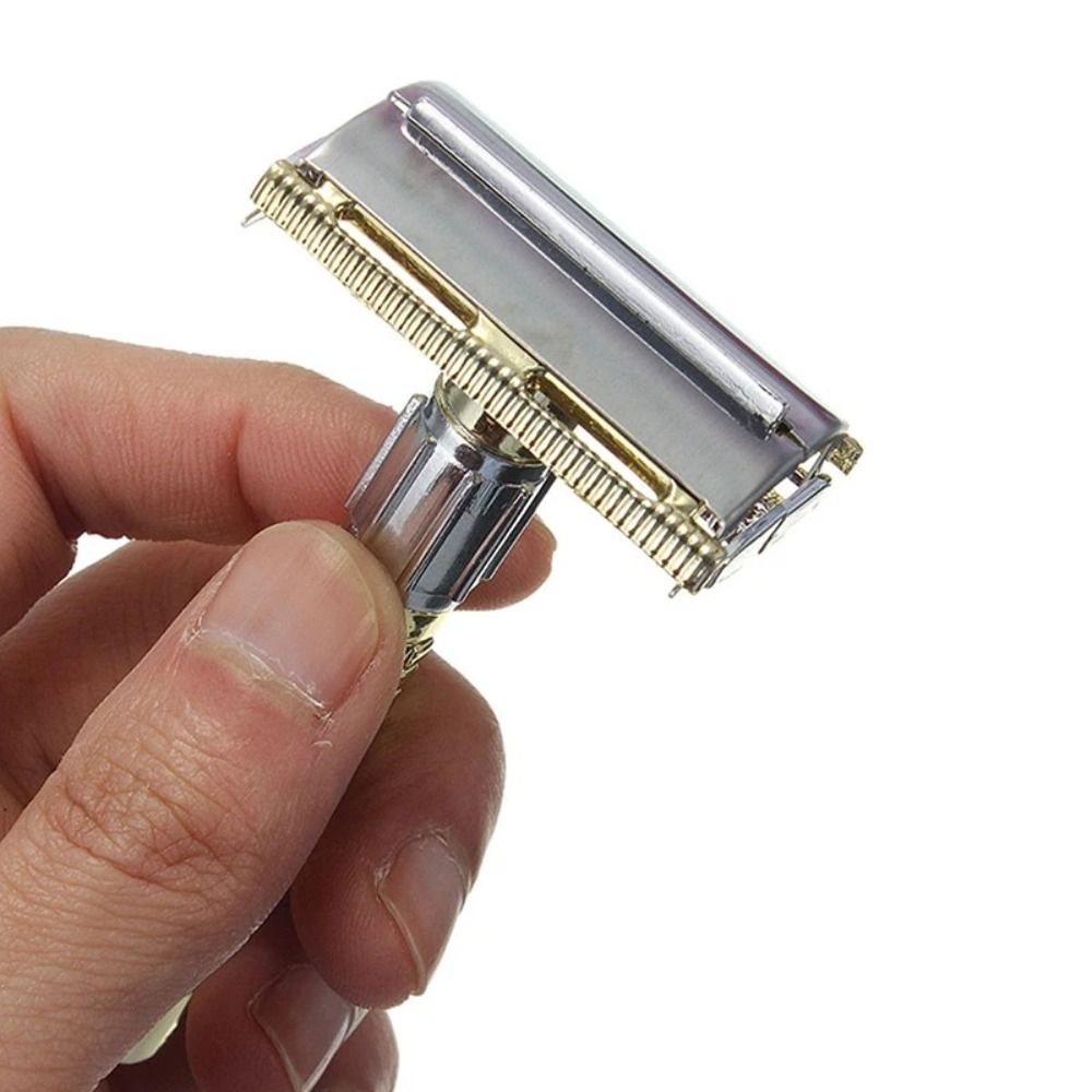 ماكينة حلاقة يدوية فاخرة بتصمي - مراجعة Safety Razor Handle وسعره