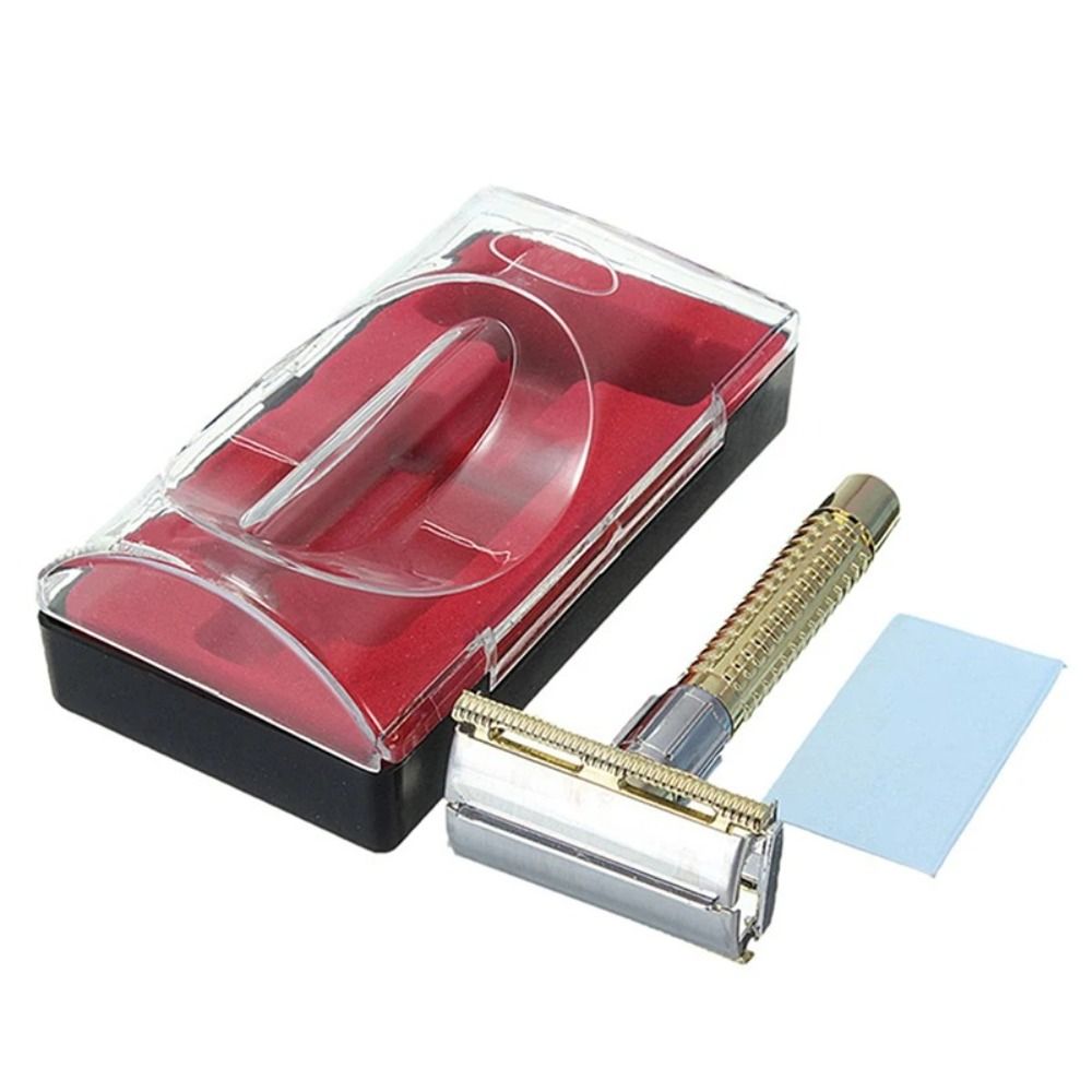 ماكينة حلاقة يدوية فاخرة بتصمي - مراجعة Safety Razor Handle وسعره