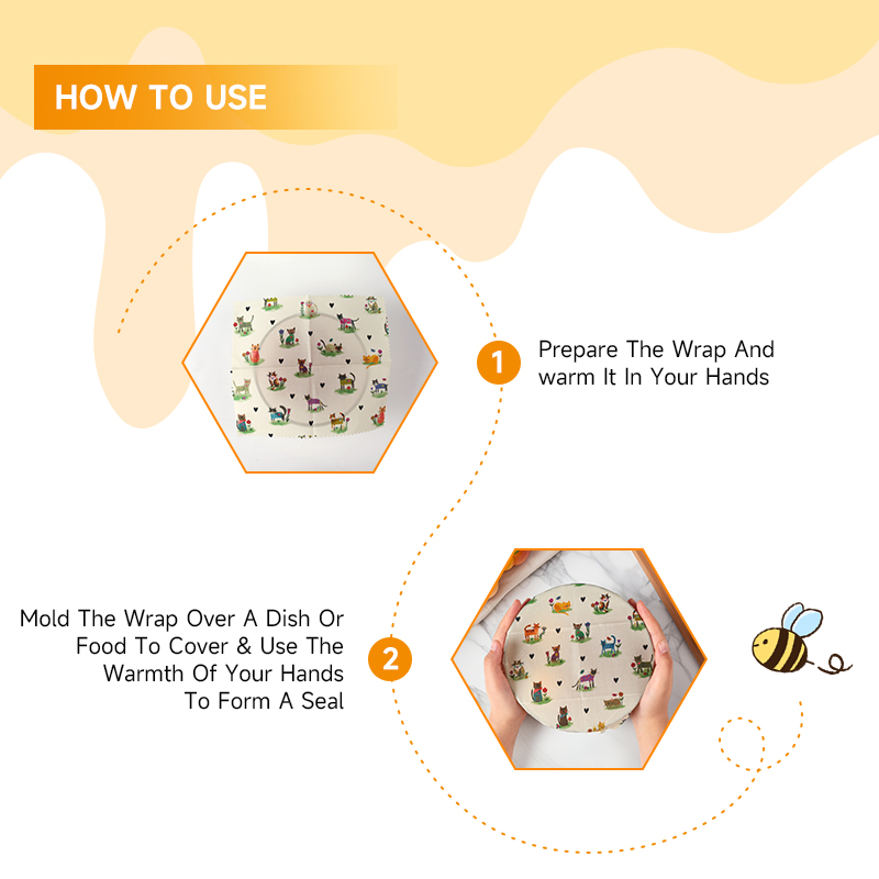 6 عبوات (2S. لفائف شمع النحل ا - مراجعة Beeswax Wrap وسعره
