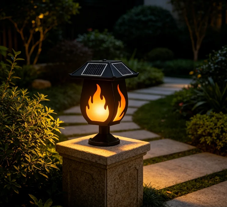 مصابيح عمودية تعمل بالطاقة الش - مراجعة Solar Garden Light وسعره
