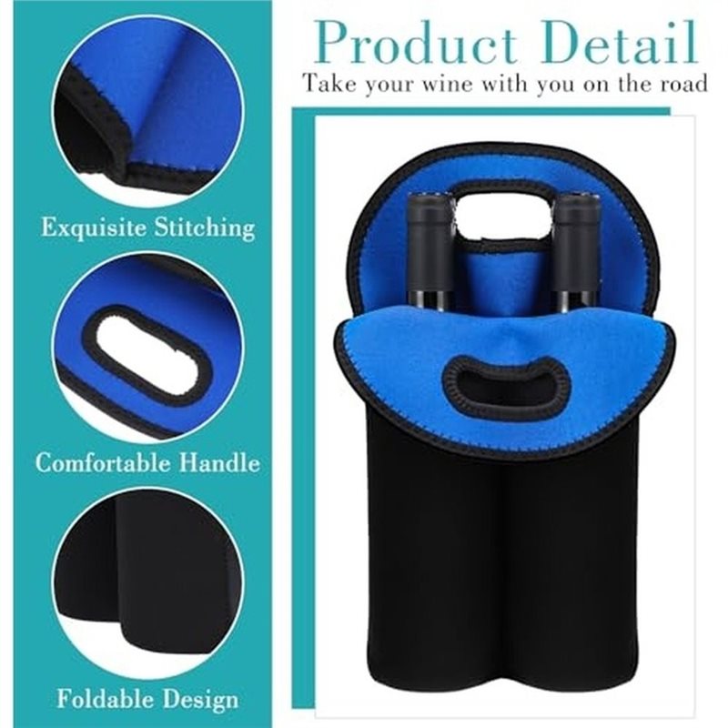 حقيبة حمل زجاجات النبيذ AAAN،  - مراجعة Reusable Bottle وسعره