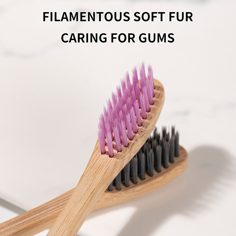 مجموعة فرش أسنان من الخيزران م - مراجعة Bamboo Toothbrush وسعره